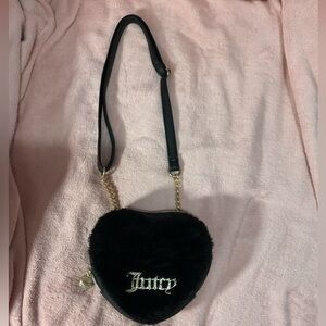 Black faux fur Juicy Couture crossbody🖤